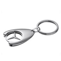 Breloc de chei IdeallStore, Silver Mercedes, 7.5 cm, metal, argintiu - 2