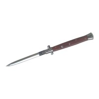 Briceag automat IdeallStore, Italian Blade, model stiletto, otel inoxidabil, 33 cm, husa inclusa, maro - 1