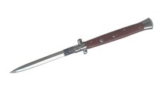 Briceag automat IdeallStore, Italian Blade, model stiletto, otel inoxidabil, 33 cm, husa inclusa, maro