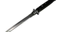 Briceag automat, Italian Blade, Stiletto, otel inoxidabil, 33 cm, husa inclusa