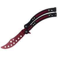 Briceag de antrenament IdeallStore, Red Inferno, 24 cm, teaca inclusa - 3