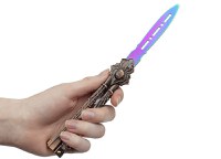 Briceag de antrenament IdeallStore, Spider Queen, 23 cm, multicolor, cutie lemn - 6