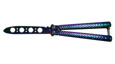 Briceag de antrenament, otel inoxidabil, Rainbow Scales, multicolor, 21.5 cm