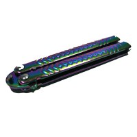 Briceag de antrenament, otel inoxidabil, Rainbow Scales, multicolor, 21.5 cm - 4
