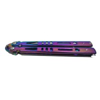 Briceag de antrenament, otel inoxidabil, Rainbow Training, multicolor, 21.5 cm - 1