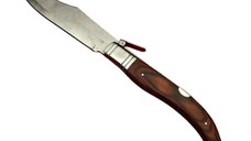 Briceag de vanatoare cricket, lama otel inoxidabil, maro, 38 cm