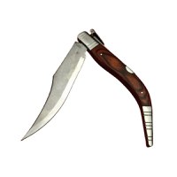 Briceag de vanatoare cricket, lama otel inoxidabil, maro, 38 cm - 6