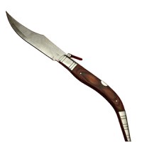 Briceag de vanatoare cricket, lama otel inoxidabil, maro, 50 cm - 3