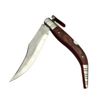 Briceag de vanatoare cricket, lama otel inoxidabil, maro, 50 cm - 6