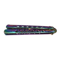 Briceag fluture, antrenament, Shark Dinasty, otel inoxidabil, multicolor, 24 cm - 4