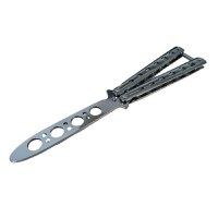 Briceag fluture de antrenament, otel inoxidabil, Basic Blade, 22 cm, argintiu - 3