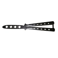 Briceag fluture de antrenament, otel inoxidabil, Basic Blade, 22 cm, argintiu - 1