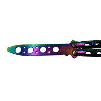 Briceag fluture IdeallStore, Butterfly Clash, antrenament, 22 cm, multicolor - 5