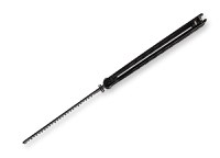 Briceag fluture IdeallStore tip pieptan, Black Comb, 22 cm, negru - 3