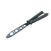Briceag fluture, otel inoxidabil, Bullet Spots, 22 cm, argintiu - 1