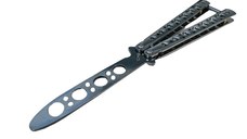 Briceag fluture, otel inoxidabil, Bullet Spots, 22 cm, argintiu