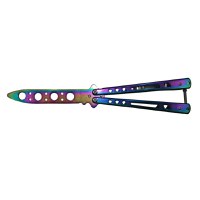 Briceag fluture, Rainbow Clash, antrenament, 22 cm - 1