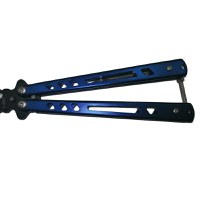 Briceag fluture, Sea Blade, otel inoxidabil, albastru, 22 cm - 4