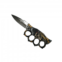 Briceag, pumnal, tip rozeta Shaman Skeleton, 21 cm - 1