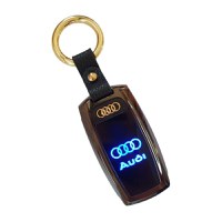 Bricheta LED cu incandescenta-breloc AUDI , culoare: negru - 1