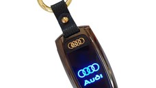 Bricheta LED cu incandescenta-breloc AUDI , culoare: negru