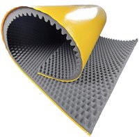 Burete Fonoabsorbant Cofrat Adezivat 200x100 cm cu Grosime de 2 cm  Solutia Ideala pentru izolatie acustica - 2