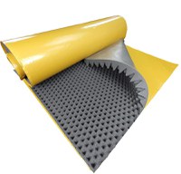 Burete Fonoabsorbant Cofrat Adezivat 200x100 cm cu Grosime de 5 cm  Solutia Ideala pentru izolatie acustica - 1