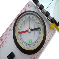 Busola cartografica de navigare, IdeallStore, 20 cm - 6
