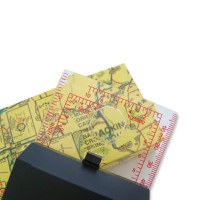 Busola cartografica de navigare, IdeallStore, 20 cm - 2