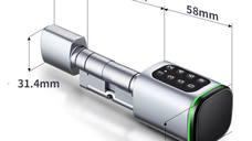 Butuc Smart Lock cu 5 Metode de Deblocare - Amprenta, Aplicatie Mobila si Cheie Mecanica