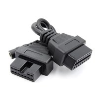 Cablu adaptor Auto Techstar®, Mitsubishi, 12 Pin la OBD2 16 Pin - 4