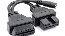 Cablu adaptor Auto Techstar®, Mitsubishi, 12 Pin la OBD2 16 Pin