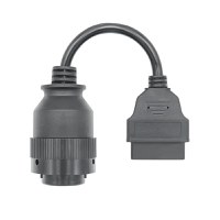 Cablu adaptor Catterpillar CAT-14 pin Deutsch femela → OBD-II 16 pin femela pentru utilaje grele, excavatoare - 7