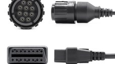 Cablu Adaptor Moto Techstar®, BMW, ICOM-D, 10 Pin la OBD2 16 Pin