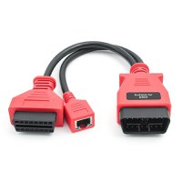 Cablu adaptor OBD Ethernet BMW Seria F F10 F20 F30, compatibil MS908S PRO IM608 Autel MaxiSys Elite - 1