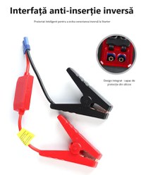 Cablu auto de Pornire, 400/800A, lungime 30 cm, compatibil cu Starter Multifunctional, cupru - 9