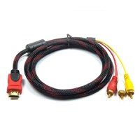 Cablu HDMI la 3 RCA MRG M1001, 1080p , Cablu Video 140 cm, Fara Convertor - 5