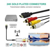Cablu HDMI la 3 RCA MRG M1001, 1080p , Cablu Video 140 cm, Fara Convertor - 4