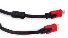 Cablu Hdmi MRG M749, Digital, 5m, Negru cu Rosu