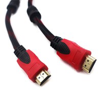 Cablu Hdmi MRG M749, Digital, 5m, Negru cu Rosu - 2