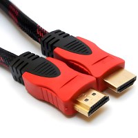 Cablu Hdmi MRG M749, Digital, 5m, Negru cu Rosu - 4