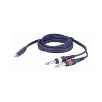 Cablu mini jack la 2 jack mono 1.5m DAP Audio FL31150 - 1