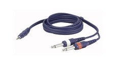 Cablu mini jack la 2 jack mono 1.5m DAP Audio FL31150