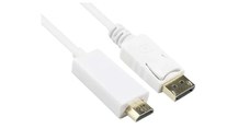 Cablu Nelbo, DISPLAYPORT - HDMI de 3 metri, tip tata-tata ecranat de calitate superioara