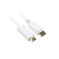 Cablu Nelbo, DISPLAYPORT - HDMI de 3 metri, tip tata-tata ecranat de calitate superioara - 1