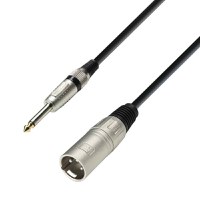 Cablu XLR tata Jack mono 1m, Adam Hall Cables 3 STAR MMP 0100 - 1