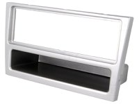Cadru radio , rama adaptoare radio pentru opel, matt-chrom 1din - 2