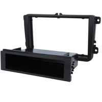 Cadru radio, rama adaptoare radio pentru seat / scoda / volkswagen, negru - 2