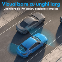 Camera Auto Dubla de bord 4k – 2160p Full HD, WIFI+GPS, G-Senzor, Aplicatie pe Telefon, Night Vision, Inregistrare bucla - 9