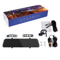 Camera Auto Oglinda cu Touchscreen Techstar® D40, 10 inch, Inregistrare Duala Fata/Spate Marsarier, 1080P FullHD, Unghi - 7